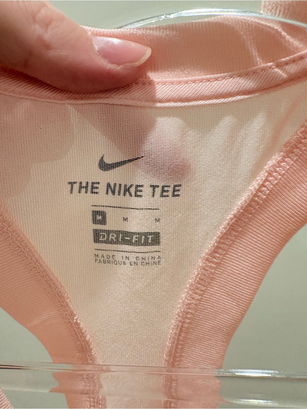 Nike Light Pink Racerback Performance Tank - Picture 3 of 3